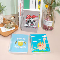 Cuaderno Espiral con Diamantes, Estilo Coreano, para la Escuela u Oficina, Regalos Promocionales, Diseño de Dibujos Animados, Pequeño y Lindo