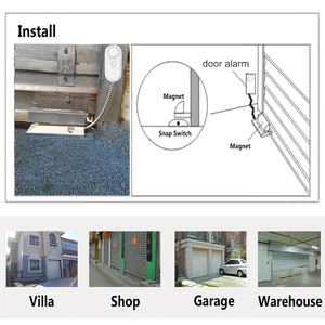 Kablosuz Haddeleme Kapı Sensörü 433MHz Panjur Garaj Kapıları Manyetik Dedektör Kalın Anahtar Anti-hırsızlık Güvenlik <span class=keywords><strong>Alarm</strong></span> Sistemi - Product Image 6