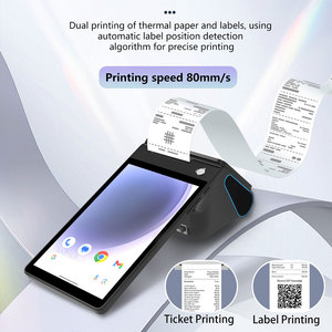Terminal de point de vente (TPV) portable intelligent pour restaurant avec double écran tactile, Wi-Fi, Android 14, 8 pouces, et imprimante thermique 58mm/80mm Z150 - Product Image 3