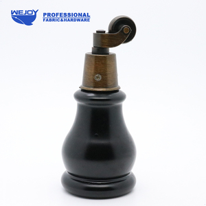 Wejoy New peut être déplacé pieds en bois de <span class=keywords><strong>meubles</strong></span> avec roulettes pieds en bois pour <span class=keywords><strong>meubles</strong></span> - Product Image 4