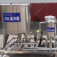 Mini ligne fiable pour la production de fromage cottage, comprenant les étapes de fabrication de la crème, de la découpe, du lavage et de la crémation.