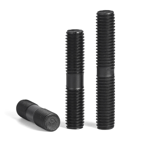 J&Gong Vis à double extrémité M8 M10 M12 M16, Grade 8.8, Vis de connexion haute résistance, Tige filetée - Product Image 1