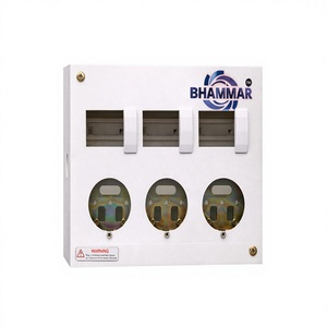 OMDMS SHIPING CORPORATION PRIVATE LIMITED KK57 3 <b>Socket</b> + TPN MCB 30/3 AMP Distribution Box 20A IP54 Indoor Tamper Resistant - Product Image 3