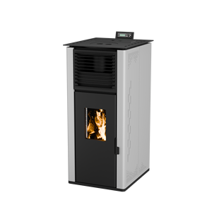 PANSEE Poêle à granulés 10KW Carburant à biomasse écologique à faibles émissions Protection domestique verte - Product Image 1