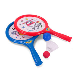 ชุดไม้แบดมินตันสำหรับเด็กซุปเปอร์วิงส์ชุดของเล่นพลาสติกสีแดงและสีน้ำเงินสำหรับเด็กเล่นกีฬาในร่มกลางแจ้งสำหรับเด็ก - Product Image 2