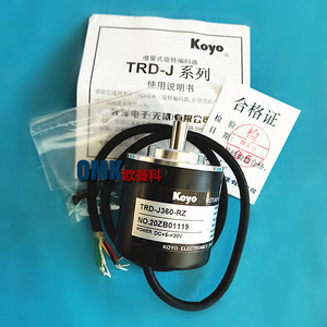 โคโย TRD-J360-RZ ตัวเข้ารหัสแบบเพิ่มค่าค่าทีละขั้นตอน ขนาดเส้นผ่านศูนย์กลางภายนอก 50 มม. แกนทึบขนาด 8 มม. สายไฟ DC 5-30V - Product Image 2