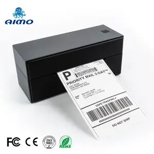 AM242高效4x6不干胶贴纸直热条码运输标签打印机