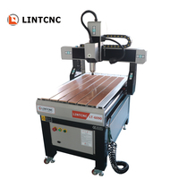 Grabado en madera de alta precisión CNC 6090 enrutador CNC de madera máquina de corte de aluminio con husillo de refrigeración por agua de 1.5kw/2.2kw/3.0kw