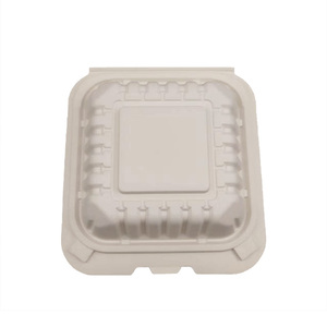 6 "sinh thái thân thiện bột bắp dùng một lần container vỏ sò container tinh bột ngô Hamburger hộp - Product Image 4