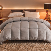 Édredon en duvet d'oie/canard personnalisé, 100% coton, 400 TC, 1 pièce, couette quatre saisons, hôtel