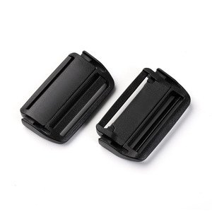 <b>Plastic</b> <b>Sliding</b> Buckle 38mm Black Durable For Bags Backpacks Waist Bags - Product Image 1