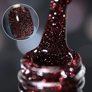Kit de gel UV pour ongles effet diamant écrasé réfléchissant, super scintillant, longue tenue, pour salon et nail art - Product Image 4