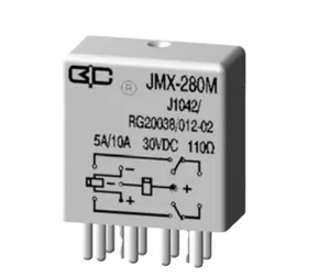 Relay JMX-280M 5-10A 30dvc mini size aerospace magnetic holding relay