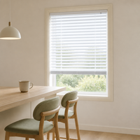 Stores en bois de paulownia sans fil personnalisés YMTC, lattes en bois massif de 50 mm pour fenêtres intérieures
