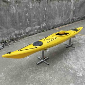 Enfants Enfant En Plastique <span class=keywords><strong>Rigide</strong></span> Siège Pulvérisation Pont Assis Dans Le Bateau Mini Kayak Canoë pour Enfants - Product Image 3