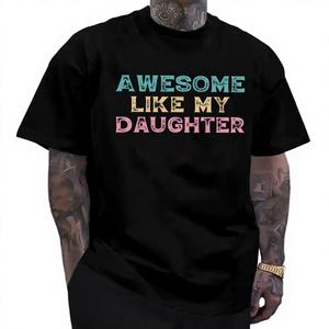 T-shirts unisexes classiques et légers de 160 g/m², cadeau pour papa, t-shirt pour homme, vêtements essentiels, hauts conçus pour les modèles - Product Image 1