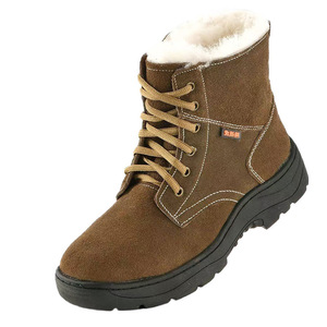 Bottes de neige unisexes pour adultes, couleur unie, lacets avant, doublure en fourrure chaude, bottes d'hiver - Product Image 5