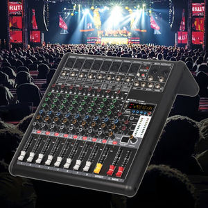 Nuovo Mixer Audio Digitale USB a 8 Canali a Basso Prezzo con Amplificatore di Potenza e Audio Professionale, Mixer Master da Studio in Metallo - Product Image 3