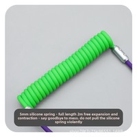 Kabel Data Silikon Cair Grosir 240W C ke C DIY Spiral Retractable Pengisian Cepat Kompatibel CarPlay PD untuk Iphone 18