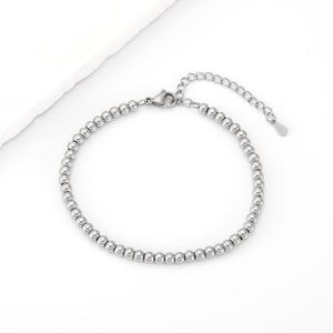 2024 <b>Fashion</b> Wholesale Anti-Allergy High Polish Waterproof Stainless Steel Custom <b>Beads</b> <b>Bracelet</b> - Product Image 6