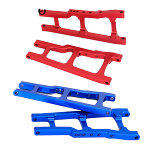 Alloy Front &amp; Rear Lower Suspension Arms for RC 1/10 Traxxas Slash <strong>4x4</strong> <strong>Rustler</strong> Stampede XO-1 Upgrade Parts - Product Image 1