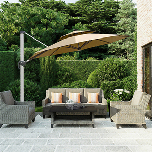 Sombrilla Cantilever LED Plegable, Impermeable, Grande, para Patio, Jardín, <span class=keywords><strong>Playa</strong></span>, Venta al Por Mayor - Product Image 6
