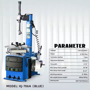 Máquina de Cambio de Neumáticos de Alta Calidad Karjoys, Máquina Automática de Reparación de Ruedas de Automóvil para Neumáticos de Automóvil Azules de 13-21 Pulgadas - Product Image 2