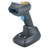 Lector de Códigos de Barras Inalámbrico Industrial Xkancode de 2.4GHz BT con Pantalla de 1.77 Pulgadas, Escáner de Códigos QR 2D