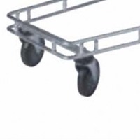 Chariot de courses pliable Youbang YB-E-212L de style asiatique avec roues en PU de 4 pouces pour les magasins