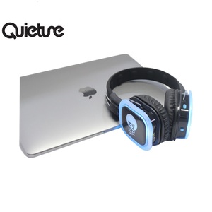 Cuffie da discoteca silenziose F39 500M distanza di controllo Led cuffie pieghevoli per feste silenziose cuffie Stereo senza fili Dj <span class=keywords><strong>2</strong></span> o 3 canali FM - Product Image 6