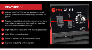 EDON 3 in 1 CUT TIG MMA <strong>PLASMA</strong> <strong>CUTTER</strong> CT-312 Cutting Machine WELDING MACHINE <strong>CUTTER</strong> WELDER - Product Image 5