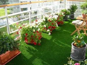 2024 Top vente belle qualité 40mm Golf frange gazon application sportive gazon artificiel rouleau PP & PE matériel jardin aménagement paysager - Product Image 2