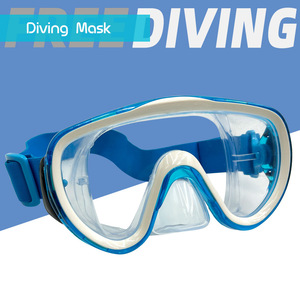 <b>Liquid</b> <b>Silicone</b> Diving Mask Tempered Glass One Window Adult Snorkeling Water Sports - Product Image 4