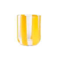 Verre à boire transparent à motif de dessin animé coloré, écologique, moderne, simple, pour la maison, sans poignée ni couvercle
