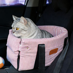 เบาะรองนั่งในรถแบบถอดได้ ซักได้ ปลอดภัย สำหรับสัตว์เลี้ยงขนาดเล็ก เช่น สุนัข ลูกสุนัข และแมว - Product Image 1