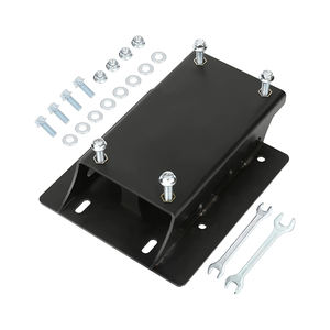 Support de plaque de <span class=keywords><strong>montage</strong></span> de moteur de convertisseur de couple noir pour moteur Predator 196cc / 212cc sur Mini vélos Coleman, Black - 1 3/4 pouces Lift - Product Image 2