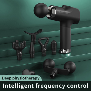 Hochwertige handgeführte professionelle <span class=keywords><strong>8</strong></span>-Kopf-Massagegerät Körper-Muskel-Massage elektrische Faszienpistole - Product Image 4