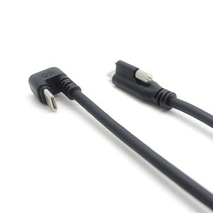 Tipo <span class=keywords><strong>C</strong></span> macho con tornillos a codo en forma de <span class=keywords><strong>U</strong></span> de 180 grados TIPO <span class=keywords><strong>C</strong></span> a USB 2,0 Transferencia de datos y cable de carga PD - Product Image 5