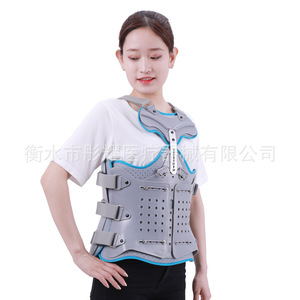 Adjustable Thoracolumbar Orthosis Adult Thoracolumbar Support Brace With Pump For Waist Protection - Product Image 3