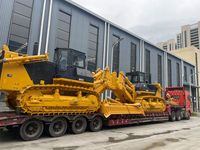 Bouteur sur chenilles 257 kW, 37 tonnes, conception intelligente pour une économie de carburant, entretien latéral pratique, idéal pour le nivellement de grands terrains de centrales thermiques
