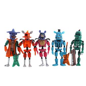Nuevas Figuras de <span class=keywords><strong>Five</strong></span> <span class=keywords><strong>Nights</strong></span> <span class=keywords><strong>at</strong></span> <span class=keywords><strong>Freddy</strong></span>'s, Muñecos de Acción en <span class=keywords><strong>3D</strong></span>, Juego de 6 Muñecos con Luces LED, Figuras de PVC de <span class=keywords><strong>Freddy</strong></span> Fnaf - Product Image 5