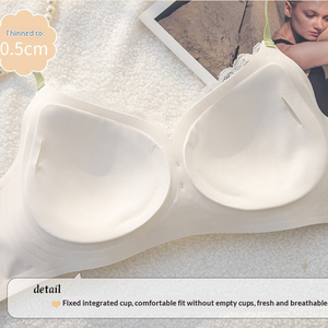 <span class=keywords><strong>Sujetador</strong></span> <span class=keywords><strong>Push</strong></span>-<span class=keywords><strong>Up</strong></span> de Alta Calidad con <span class=keywords><strong>Escote</strong></span> <span class=keywords><strong>Profundo</strong></span> en V para Busto Pequeño, Control de Grasa Lateral, Sexy, Ajustado, Sin Costuras, con Encaje Floral para Mujer - Product Image 3