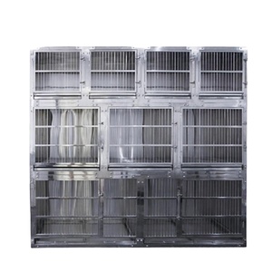 Jaulas para Animales de Hospital YSKA-508 a Precio de Fábrica, Jaulas Profesionales para Clínicas Veterinarias, Jaulas y Casas para Mascotas de Acero Inoxidable - Product Image 1