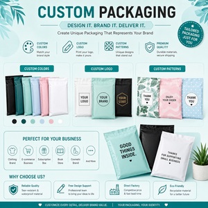 Bolsas <span class=keywords><strong>de</strong></span> Envío Autoadhesivas Blancas Gruesas Personalizadas en Rollo, Embalaje <span class=keywords><strong>de</strong></span> Paquetes Vintage, Bolsas <span class=keywords><strong>de</strong></span> Polietileno Resistentes, Impermeables, para Envíos Express - Product Image 3