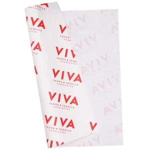 Papel de Envolver para Hamburguesas de 40 g/m² con Impresión de Logotipo Personalizado, Papel Encerado Antigrasa, Papel Resistente al Aceite - Product Image 4