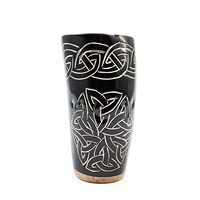 Vente en gros de cornes de buffle en verre de haute qualité, forme naturelle, 5 cm, faites à la main, couleur et finition naturelles, décoration DIY par HF CRAFTS