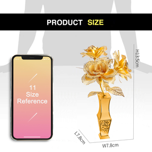 <span class=keywords><strong>Piececool</strong></span> Golden Rose Puzzle <span class=keywords><strong>3D</strong></span> en métal, modèle éducatif à construire soi-même, collectionnable, décoratif, avec fonctions lumineuses et mobiles, pour les 14 ans et plus - Product Image 3