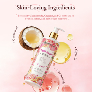 Gel Douche Hydratant et Nourrissant Parfum Floral Marque Blanche Nettoyant Corporel en Profondeur 500 mL - Product Image 4