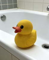 Haut-parleur canard étanche, mini haut-parleur sans fil flottant en forme de canard en caoutchouc, haut-parleur de salle de bain pour la douche des enfants
