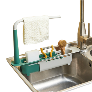 Égouttoir de cuisine multifonctionnel sur pied en plastique, support de <span class=keywords><strong>rangement</strong></span> pour torchons et vaisselle, filtre de piscine, <span class=keywords><strong>rangement</strong></span> pour vaisselle - Product Image 3